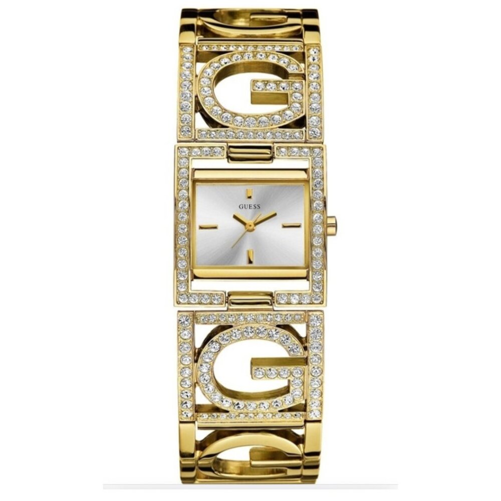 NWT GUESS by Marciano Gold-Tone Stone Set Watch W14522L1 – Classic Glam – NIB - Picture 4 of 11